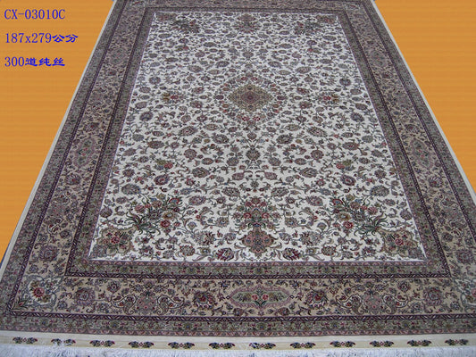 Real silk carpet  ZT 6X9