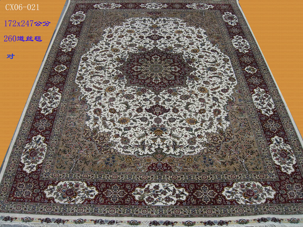 Real silk carpet CX 5.5 X 8