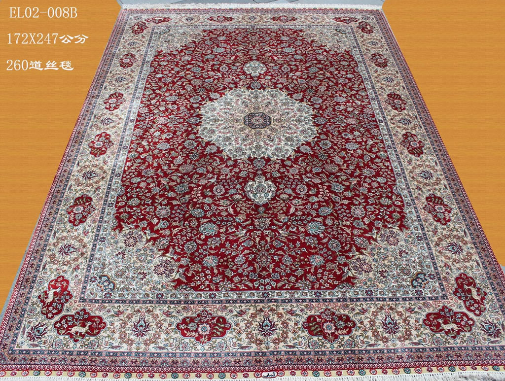 Real silk carpet CX 5.5 X 8