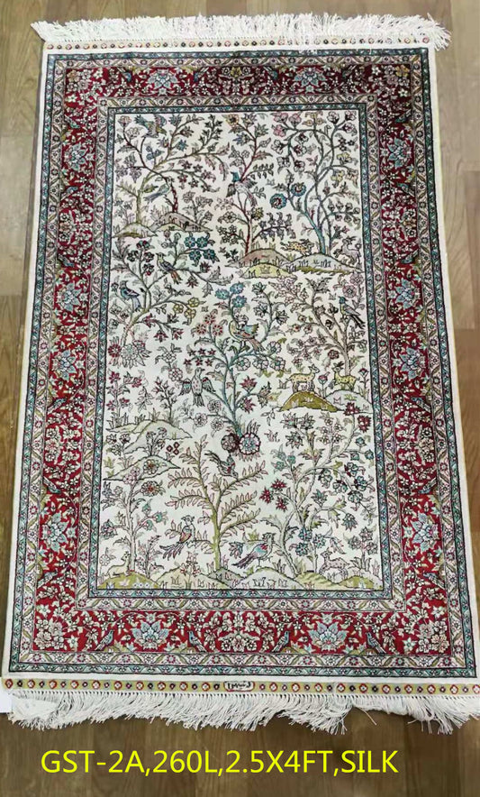 Real silk carpet GST PKR500  2.25X4