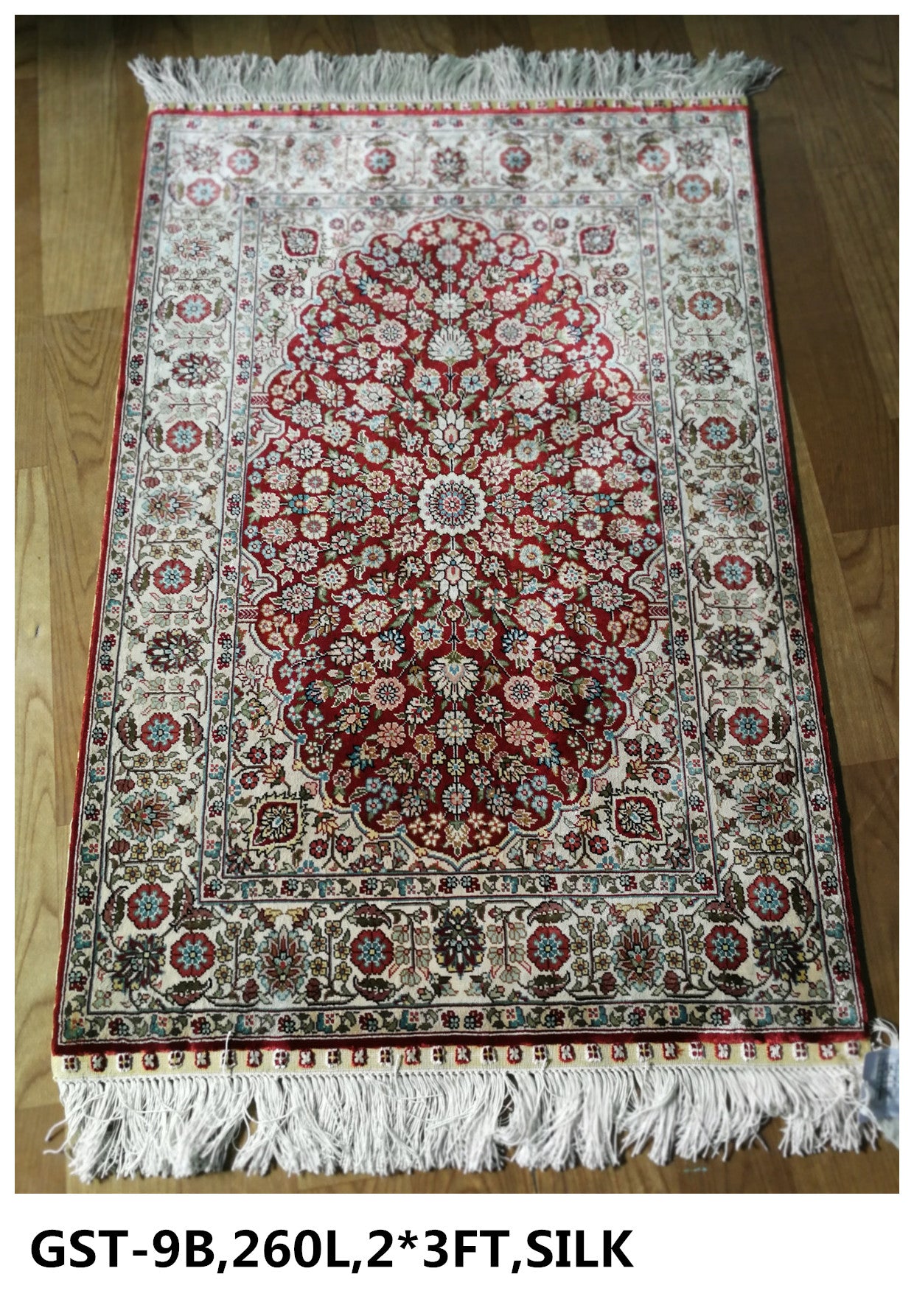 Real silk carpet PKR  260L 2X3.12