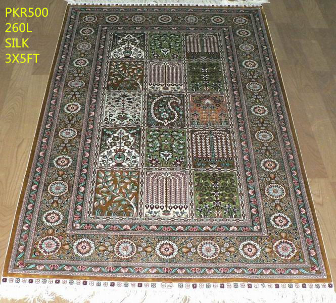 Real silk carpet GST 260L 3X5FT