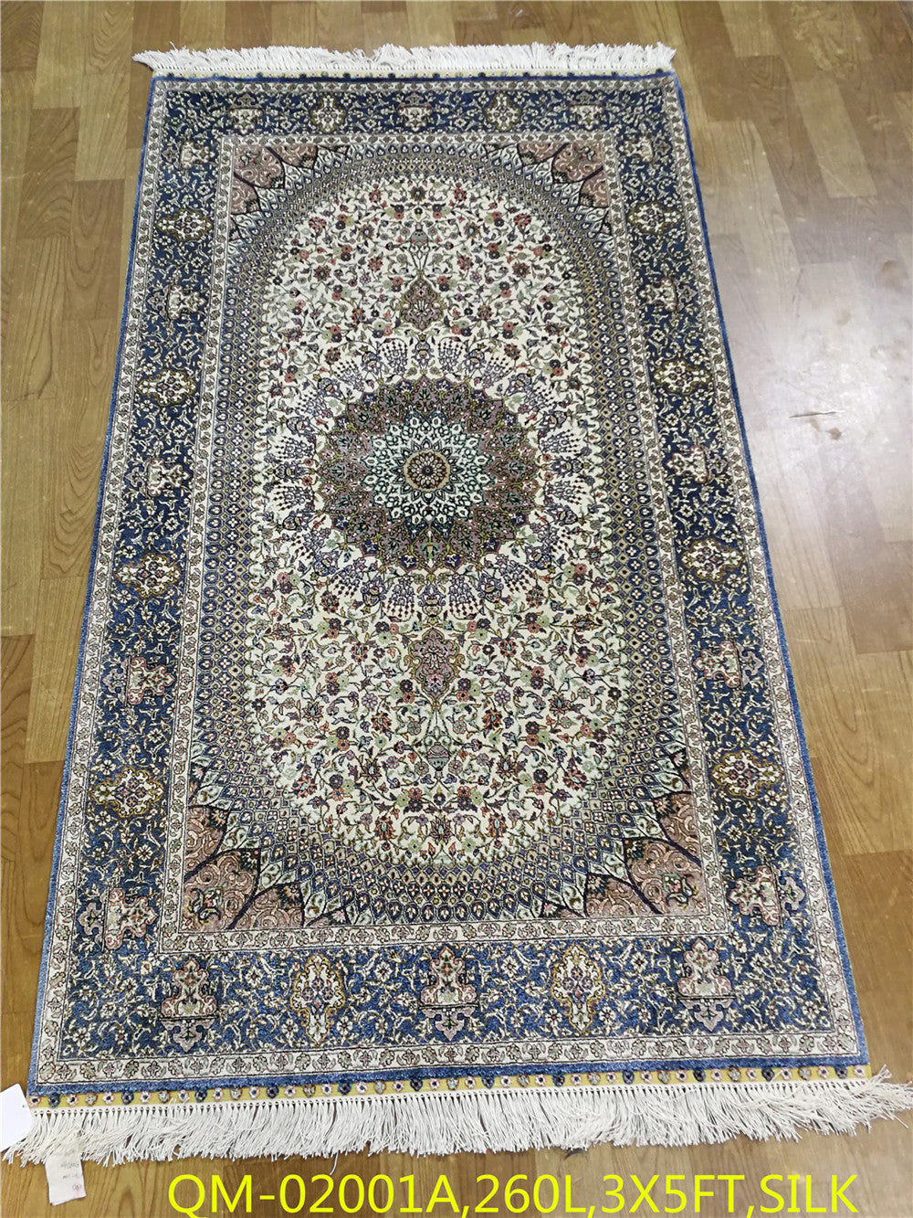 Real silk carpet GST 260L 3X5FT