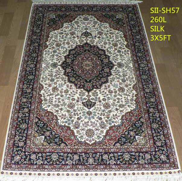 Real silk carpet GST 260L 3X5FT