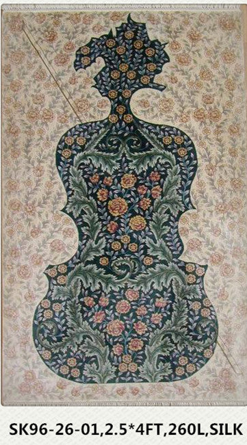 Real silk carpet GST PKR500  2.25X4