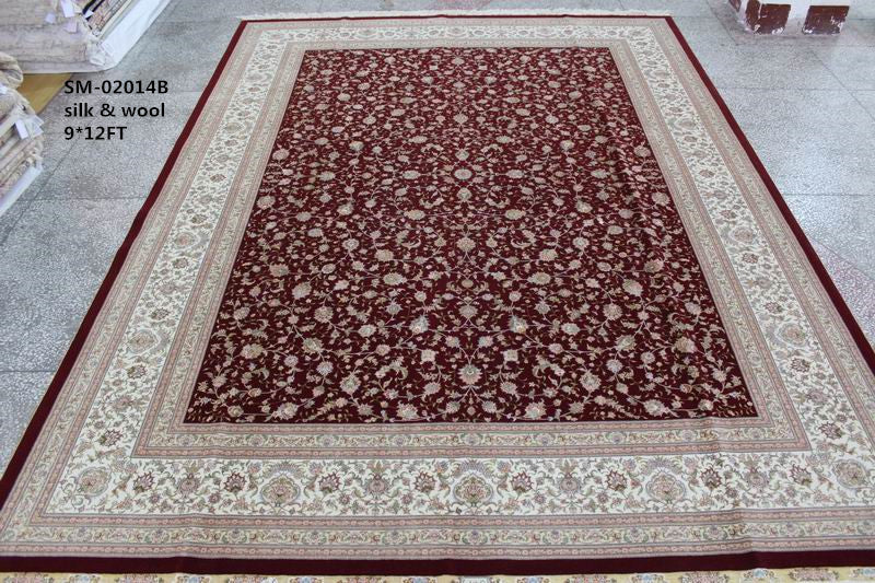 Wool and silk Carpet