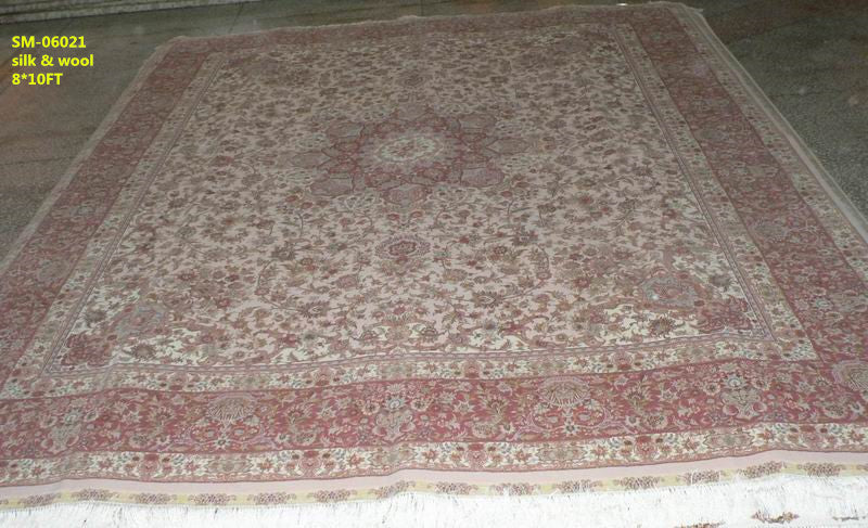 Wool and silk Carpet
