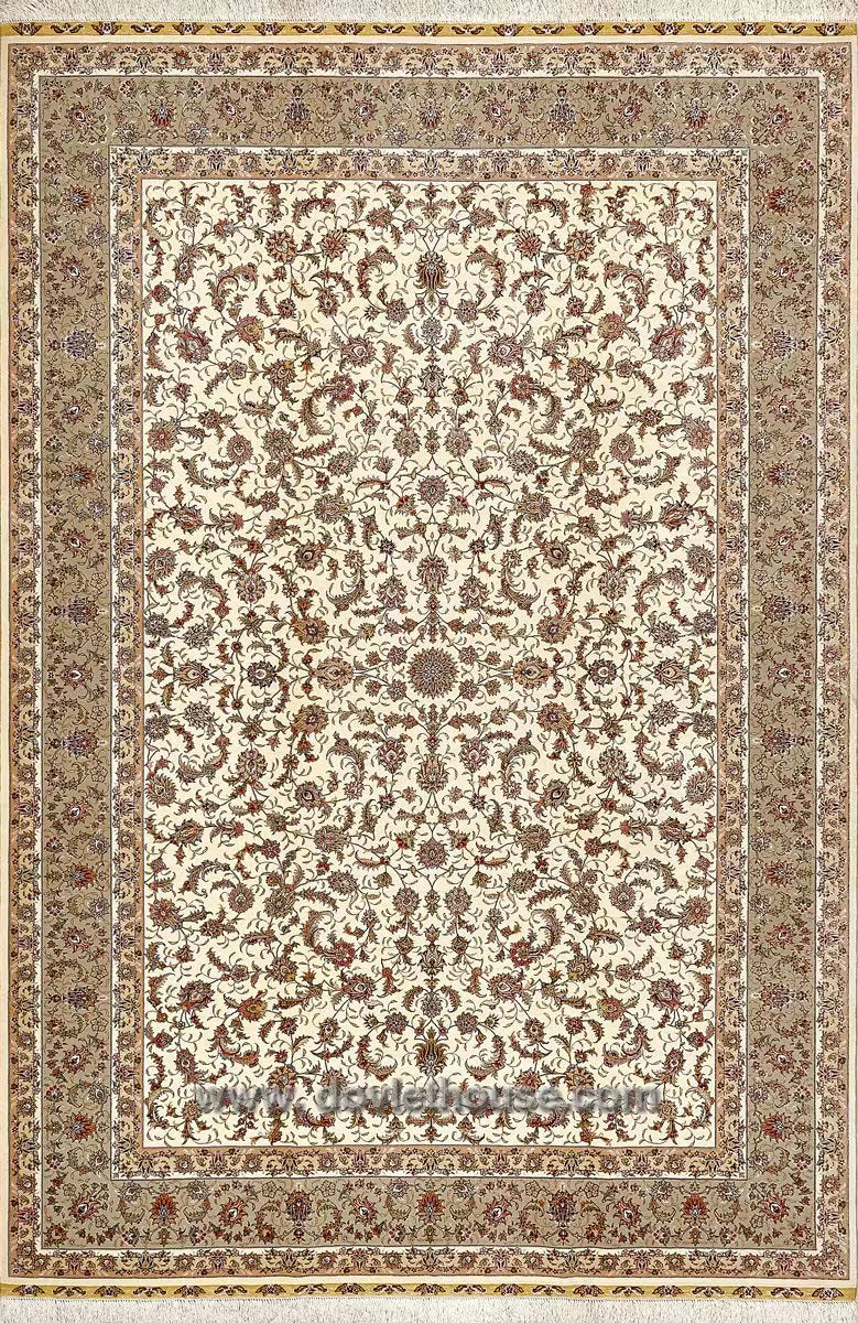 Wool and silk Carpet