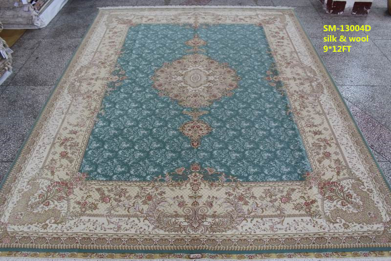 Wool and silk Carpet
