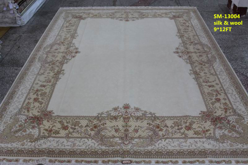 Wool and silk Carpet