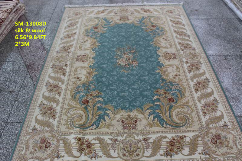 Wool and silk Carpet