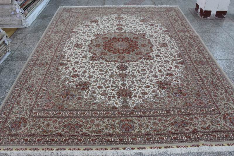 Wool and silk Carpet