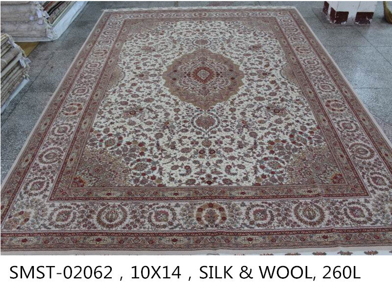 Wool and silk Carpet
