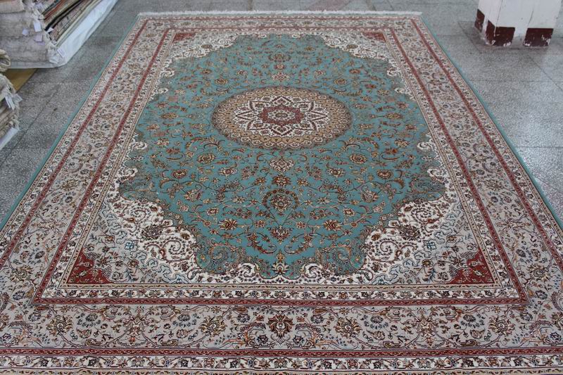 Wool and silk Carpet