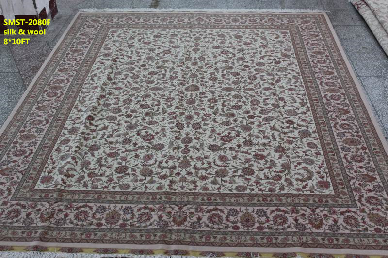 Wool and silk Carpet