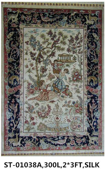 Real silk carpet  ST 260L 2X3