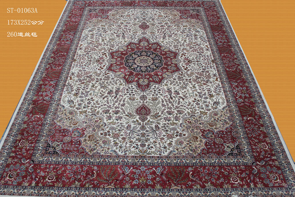 Real silk carpet ST 5.5 X 8
