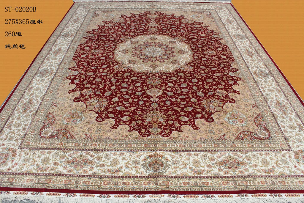 Real silk carpet ST 9X12