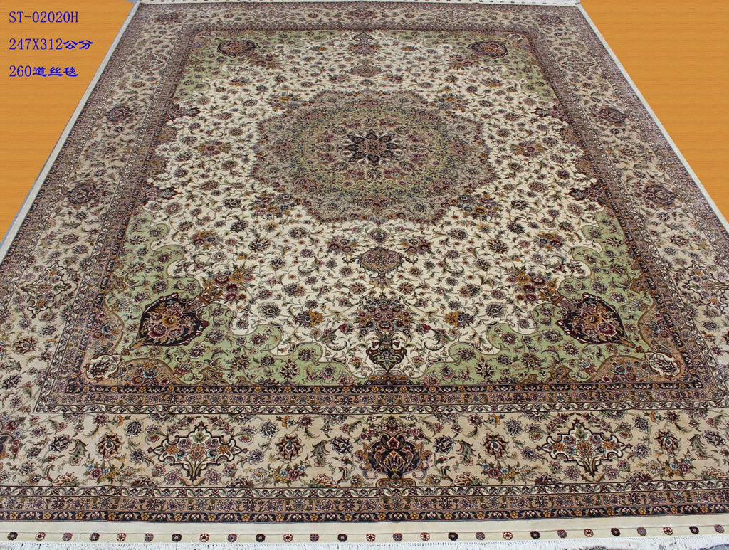 Real silk carpet ST 8X10