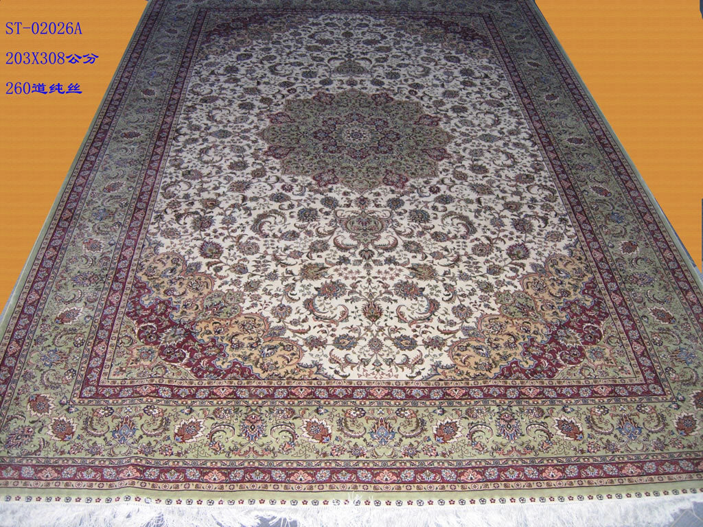 Real silk carpet ST 6.56X9.84