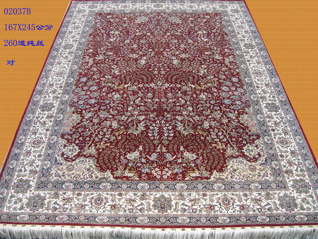 Real silk carpet ST 5.5 X 8