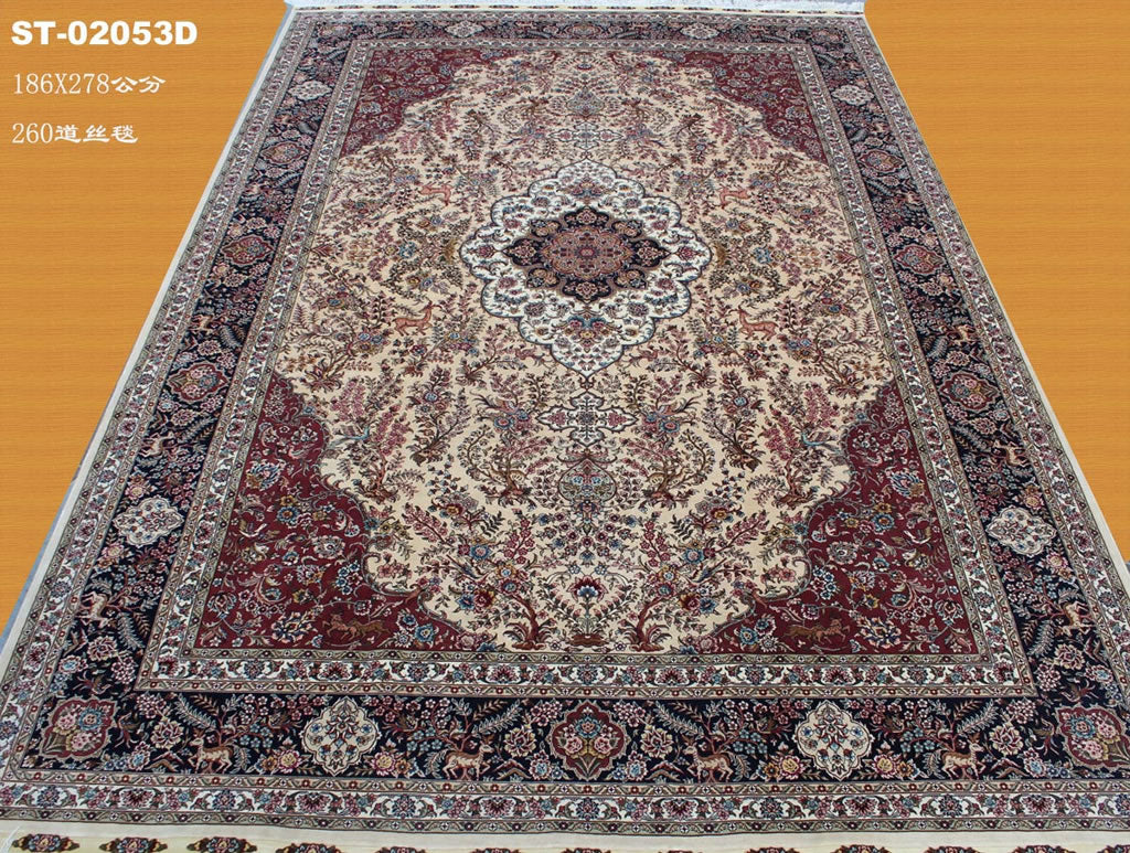 Real silk carpet  ST 6X9