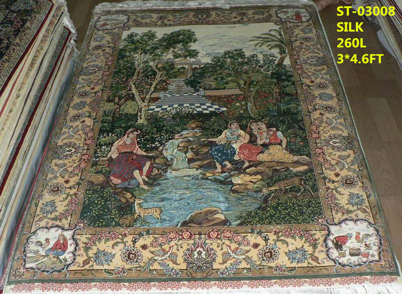 Real silk carpet ST 260L 3X5