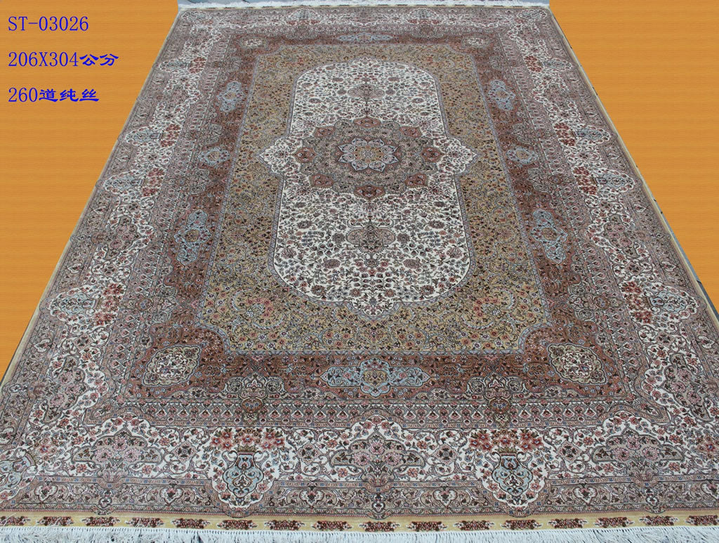 Real silk carpet ST 6.56X9.84