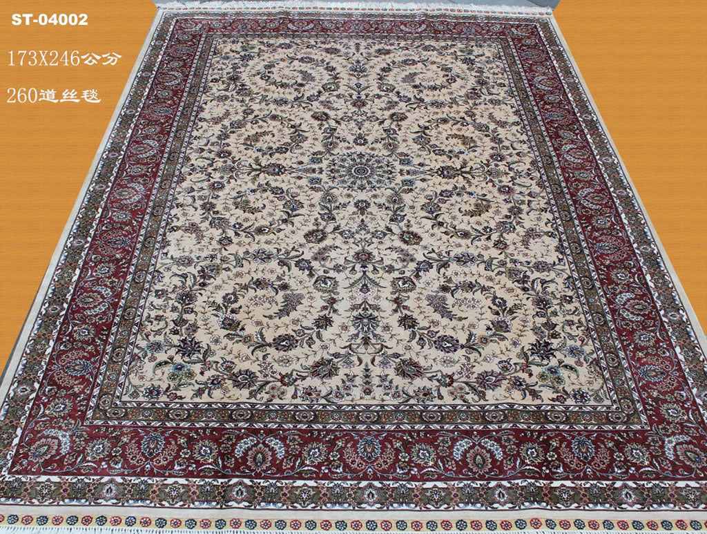 Real silk carpet ST 5.5 X 8