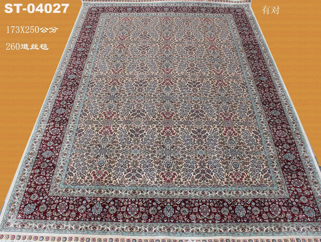 Real silk carpet ST 5.5 X 8