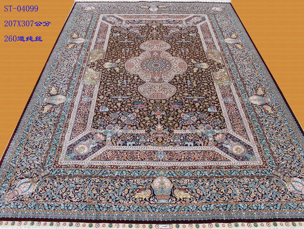 Real silk carpet ST 6.56X9.84