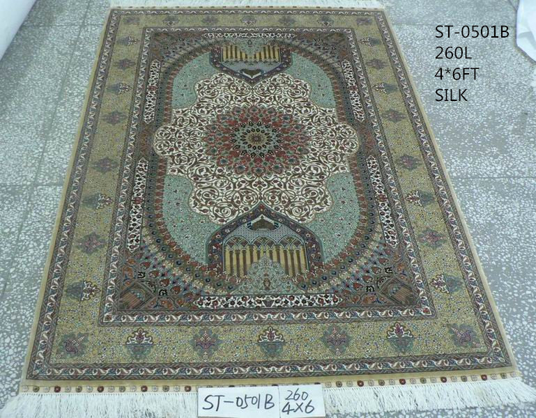 Real silk carpet ST 4X6 260L