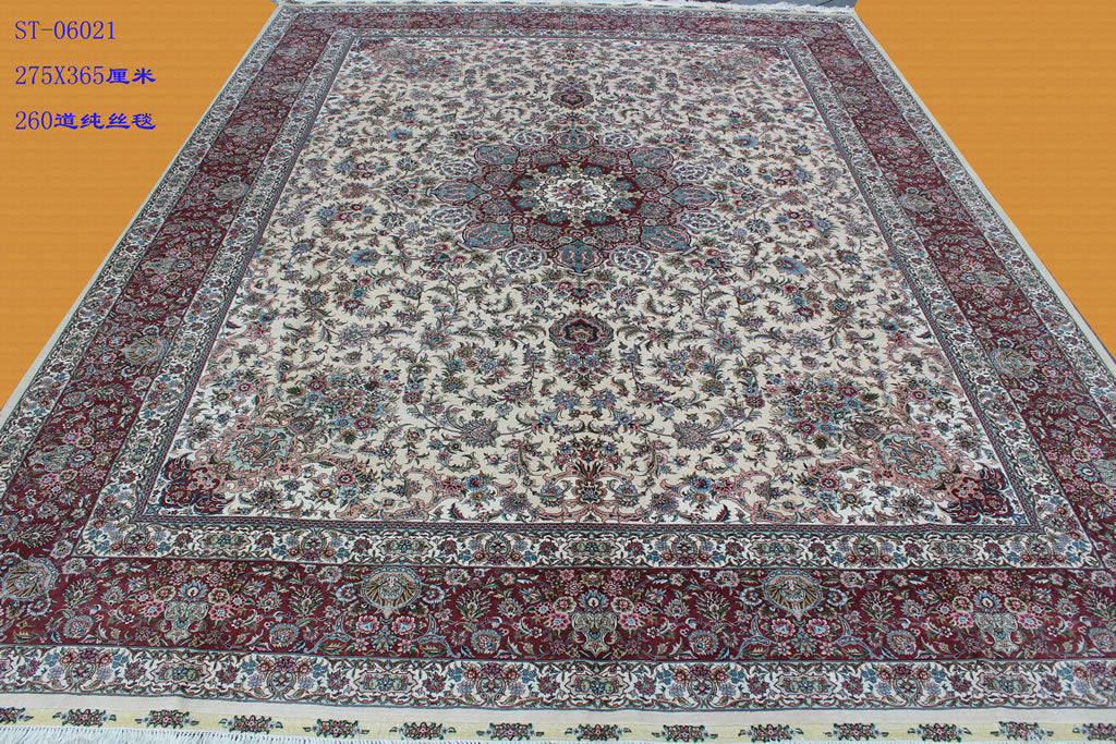 Real silk carpet ST 9X12