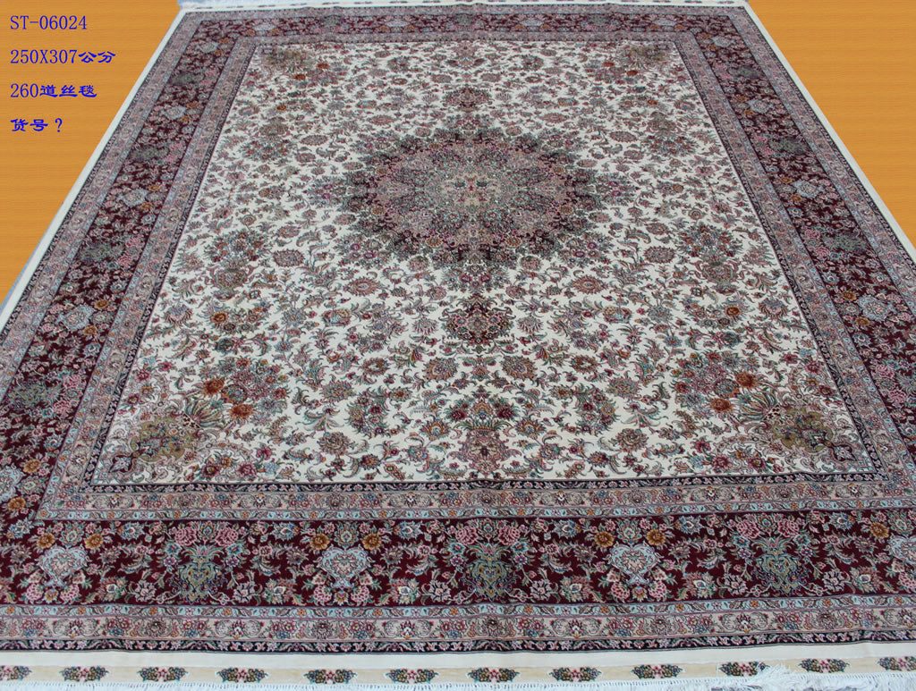 Real silk carpet ST 8X10