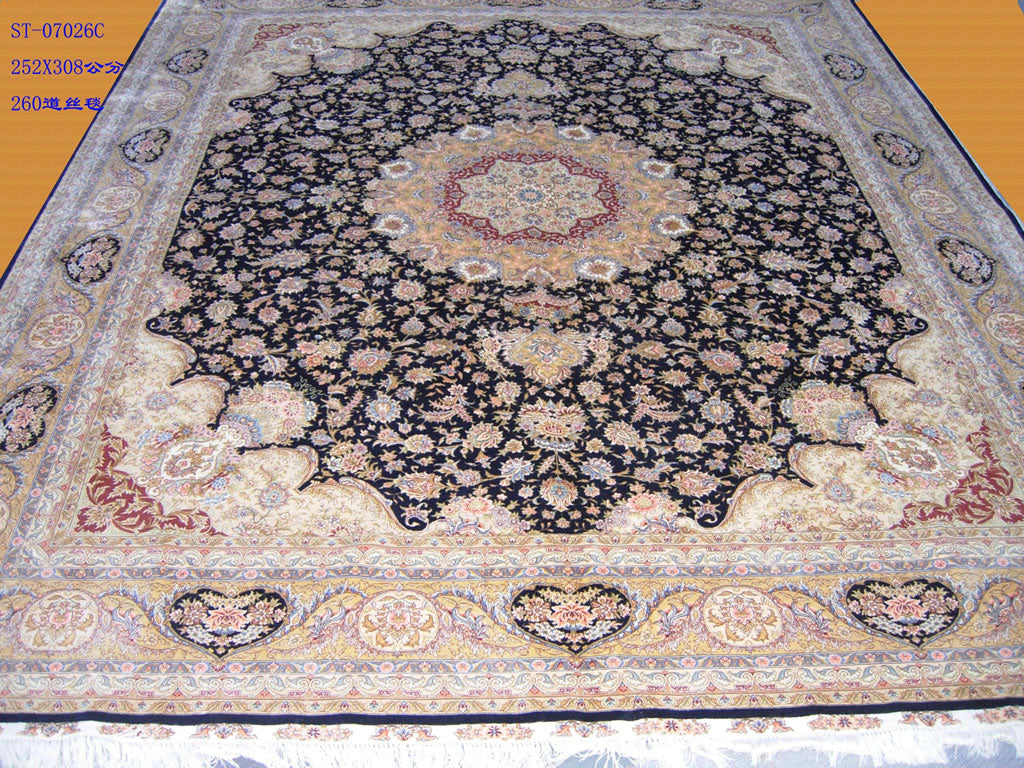 Real silk carpet ST 8X10
