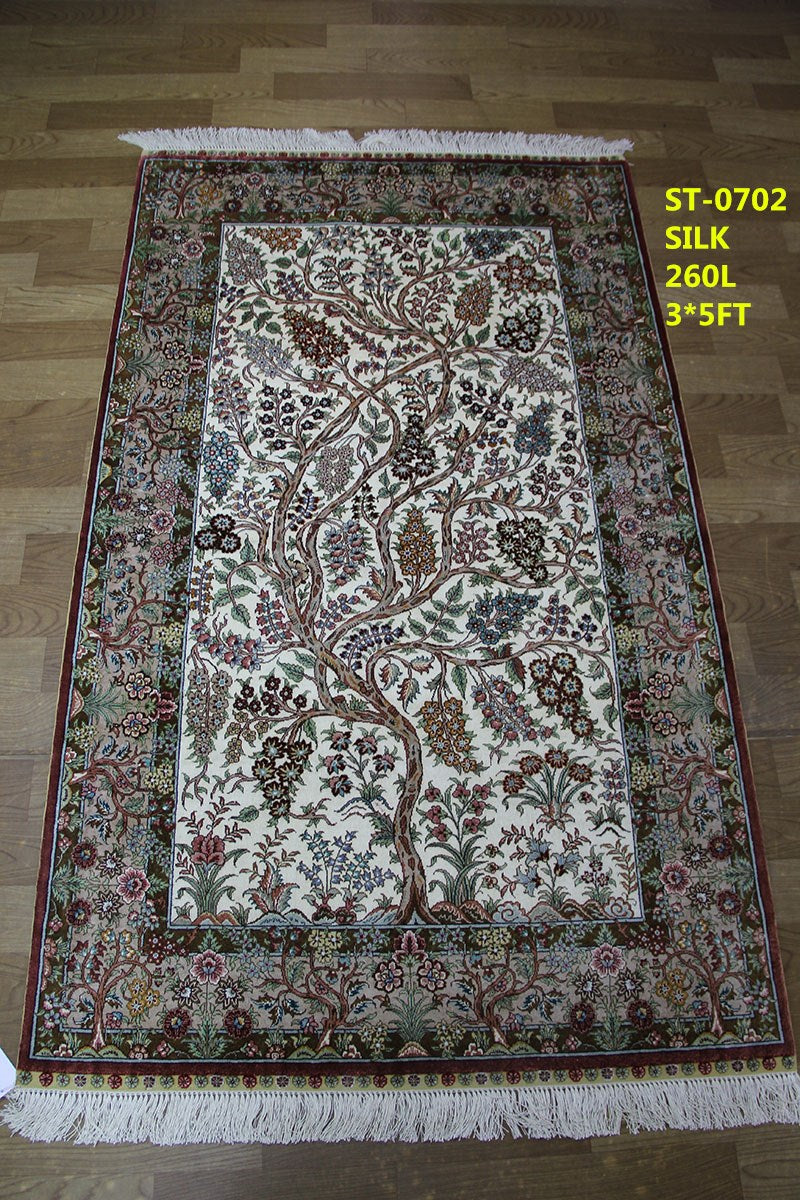 Real silk carpet ST 3X5FT 260L