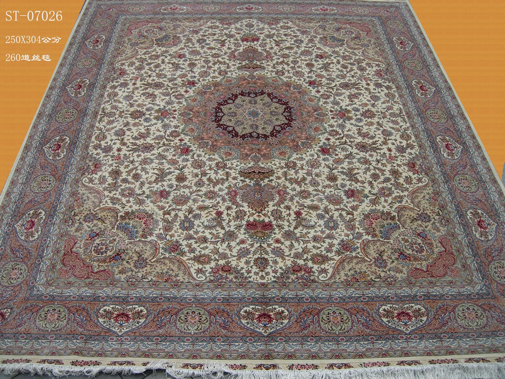 Real silk carpet ST 8X10