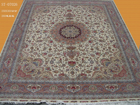 Real silk carpet ST 8X10