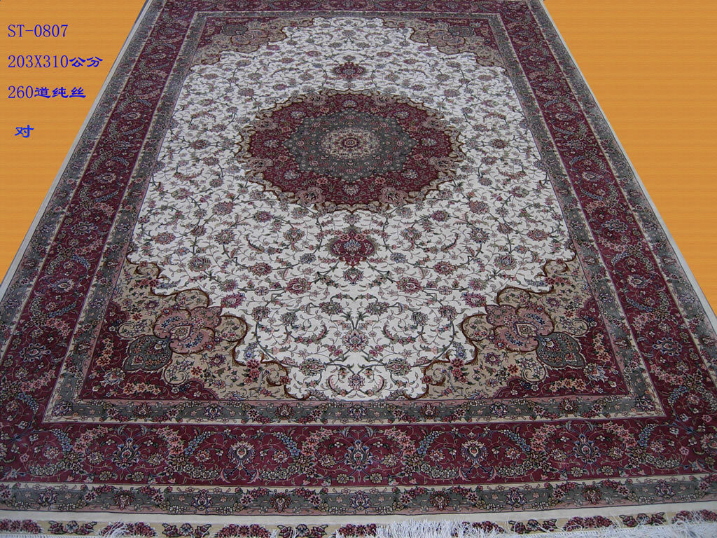 Real silk carpet ST 6.56X9.84
