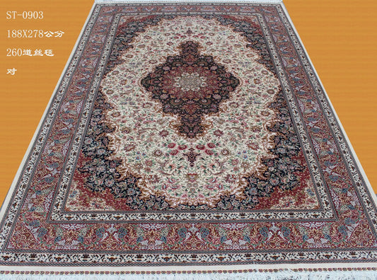 Real silk carpet  ST 6X9
