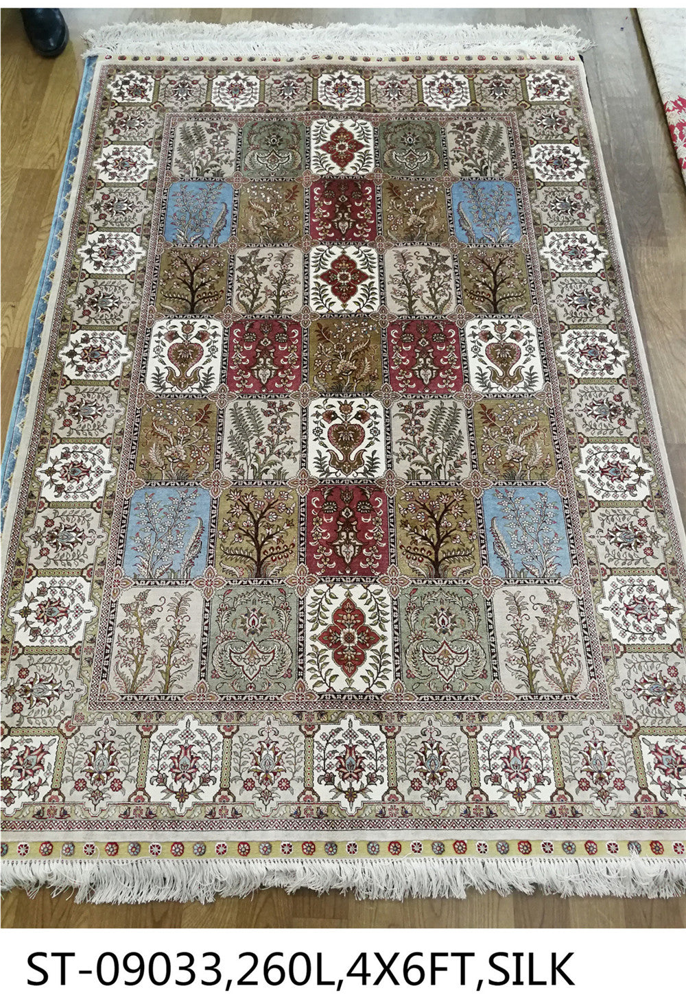Real silk carpet ST 4X6 260L