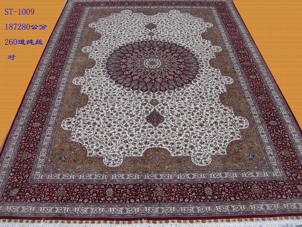 Real silk carpet  ST 6X9