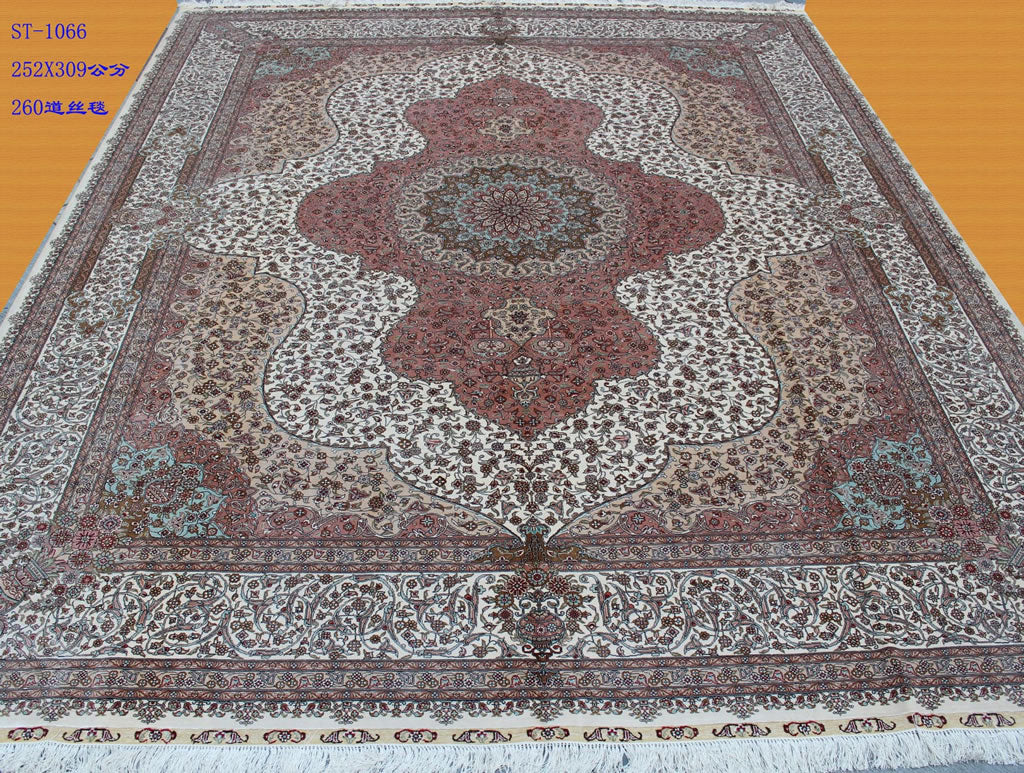 Real silk carpet ST 8X10