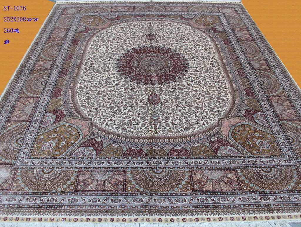 Real silk carpet ST 8X10