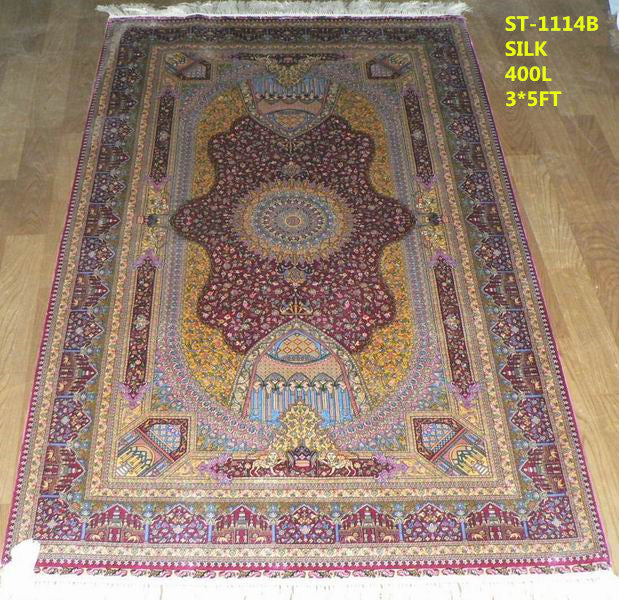 Real silk carpet ST 3X5FT 260L