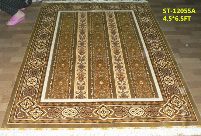blends spun silk yarn carpet