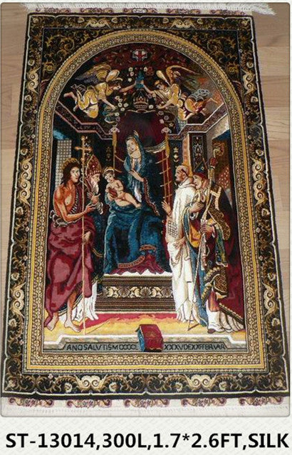 Real silk carpet ST 300L 1.7X2.6 S