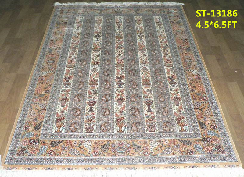 blends spun silk yarn carpet