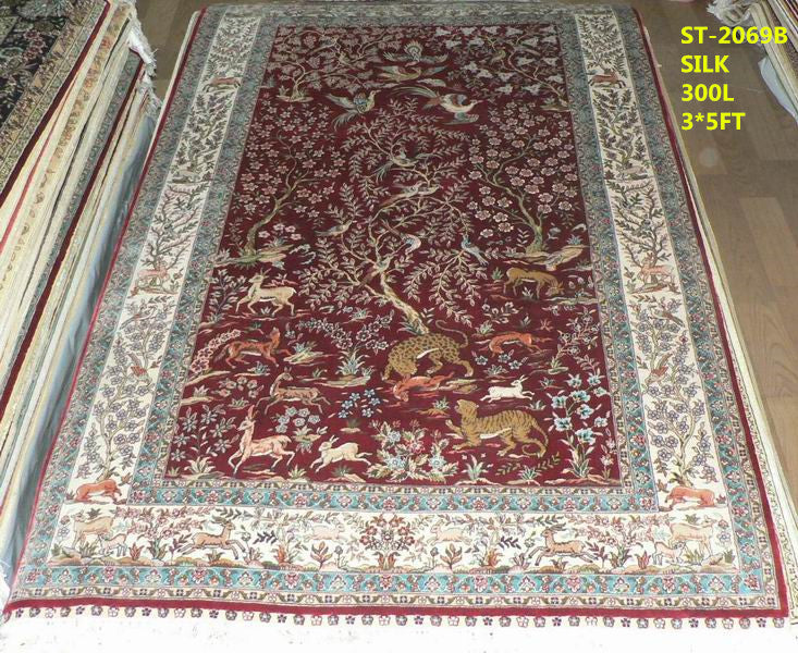 Real silk carpet ST 260L 3X5