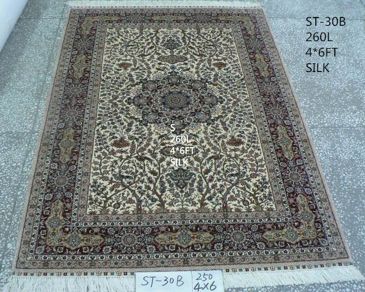 Real silk carpet ST 4X6 260L